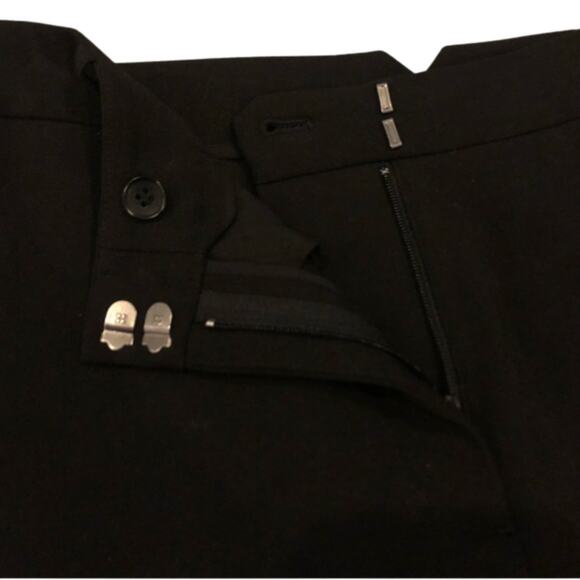 BCBGMaxAzria Simon Black Dress Pants Mid-Rise Trousers Size 0 NWOT - Picture 7 of 13